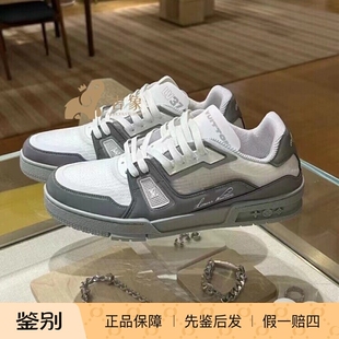 Lv路易威登2024新款男装科技材质TRAINER 板鞋运动鞋1AD6TW