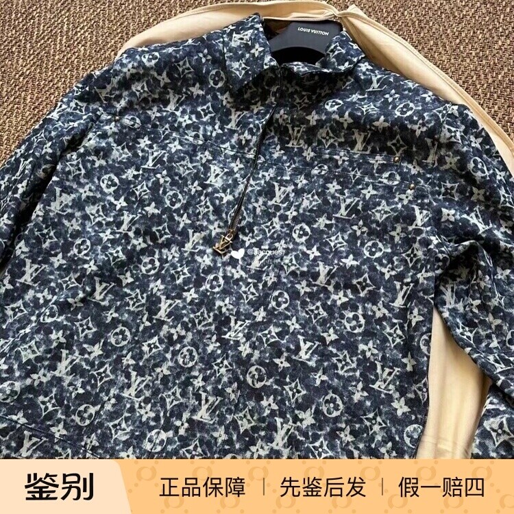 LV路易威登印花纯棉牛仔夹克外套