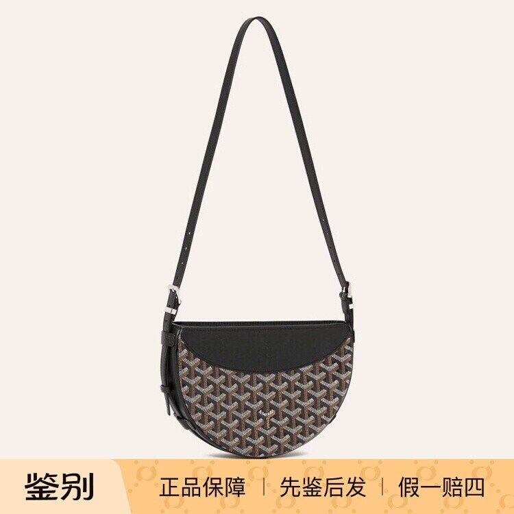 戈雅2026新款Y字印花帆布单肩包