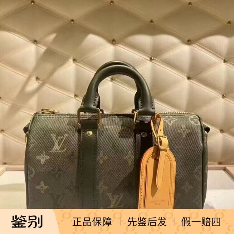 LV路易威登2025新款绿色老花包