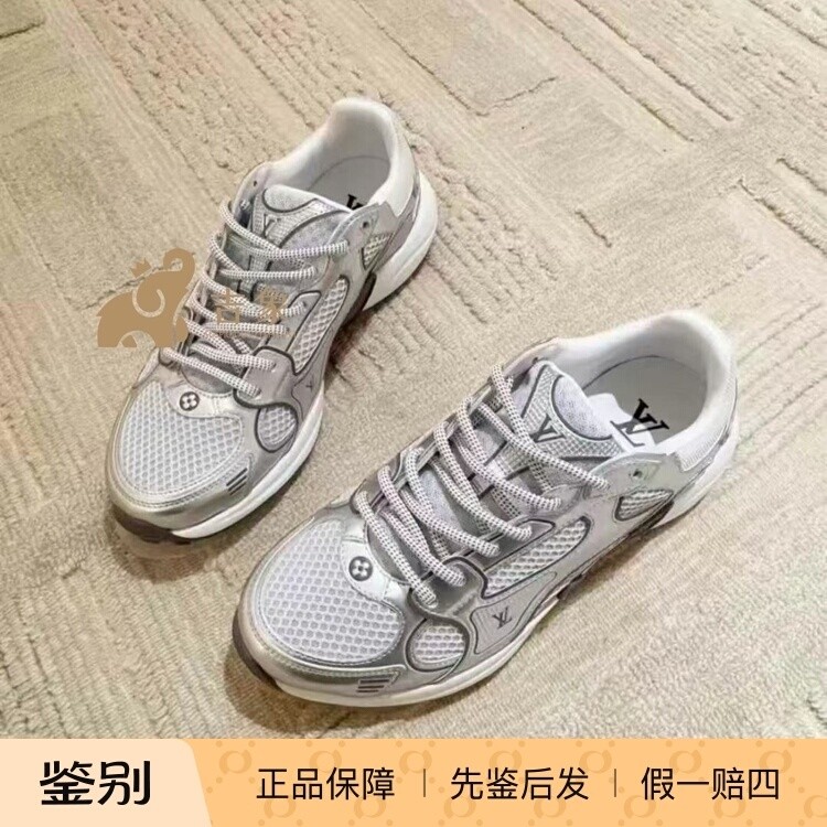 LV/路易威登2025新款女鞋Olympia网面透气系带运动鞋跑鞋1AHOl1