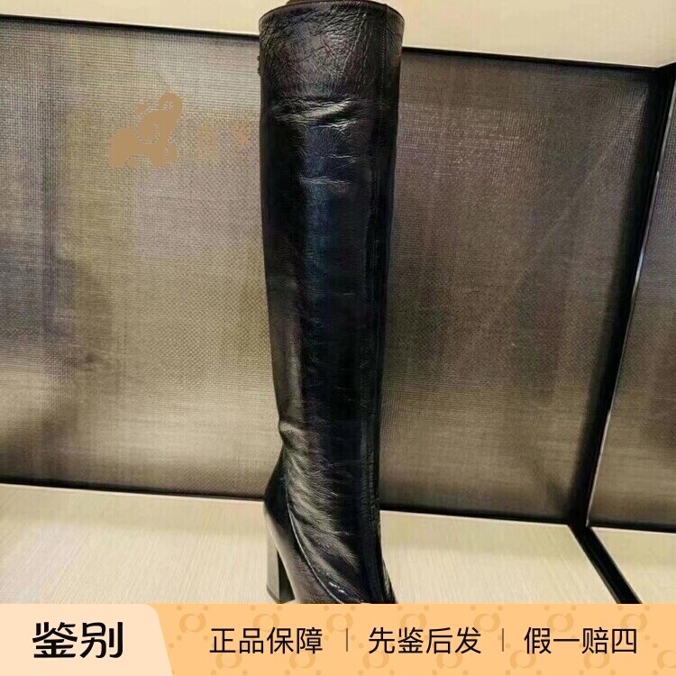 Chanel香奈儿24K新款黑色高跟靴