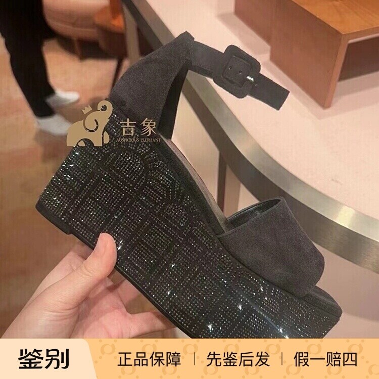 Hermes/爱马仕时尚女防水台凉鞋