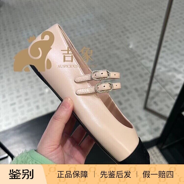 搭扣玛丽珍鞋Chanel平底芭蕾甜美