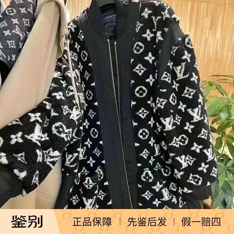 中长款原创设计黑色1AC0V5绒面