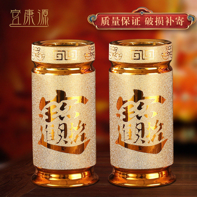 速发装香用放香筒金陶瓷用品存线香储奉筒家的佛前供香莲花插香桶