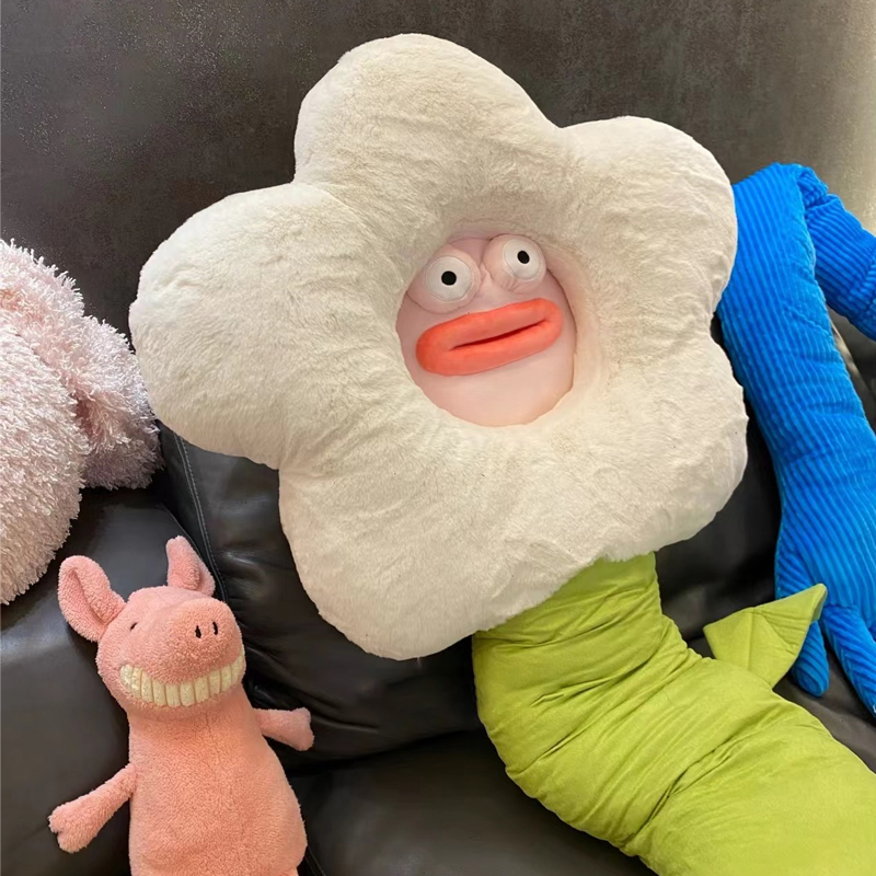 速发花朵抱枕长太花睡觉夹腿床上生条大花娃娃床花卧室头花长条枕