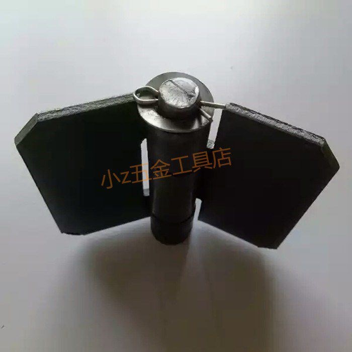 速发叠金交连m五厚铁门铰链5*75*4折m重型汽车车厢焊接大合页