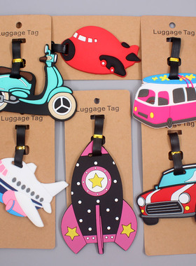 速发Crt ve Plae &p; CiLage Travel Acceories Tag Sili