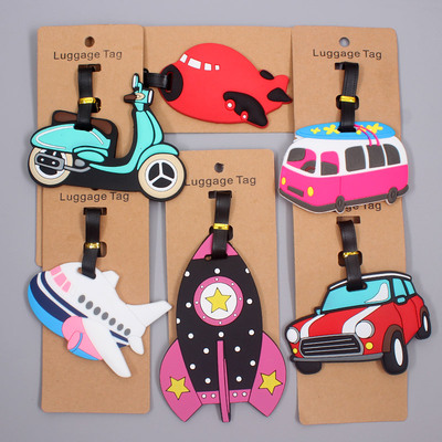 速发Crt ve Plae &p; CiLage Travel Acceories Tag Sili