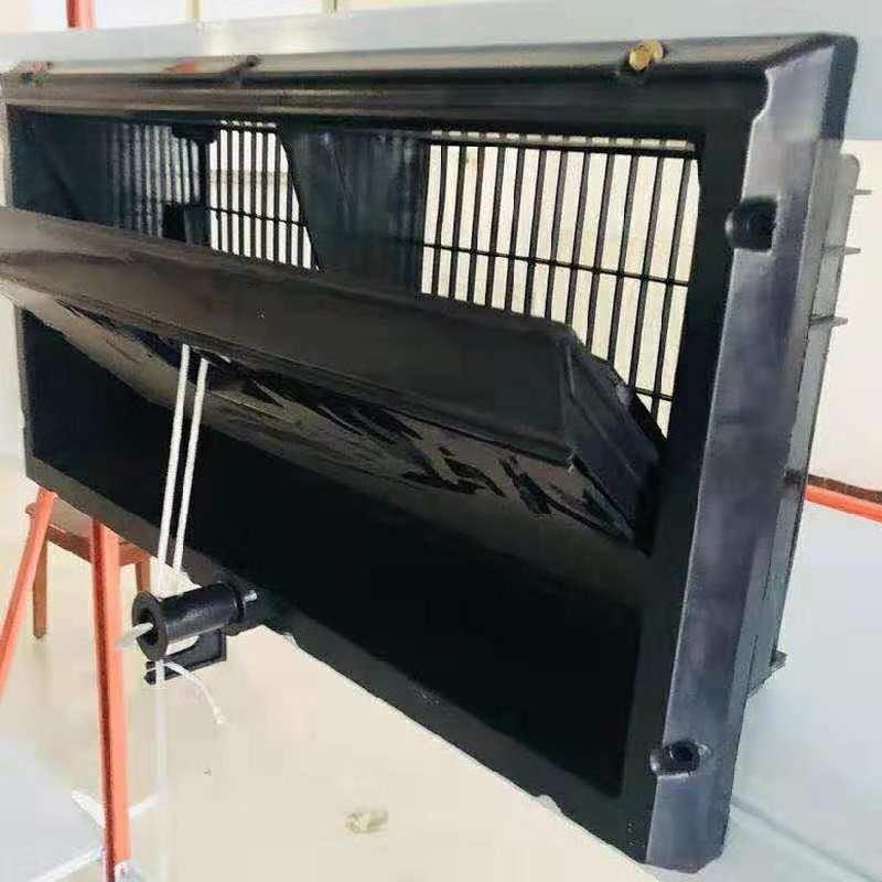 速发鸡舍养殖户风窗通侧风窗用育雏设备排气耐口养鸡场导流板安装