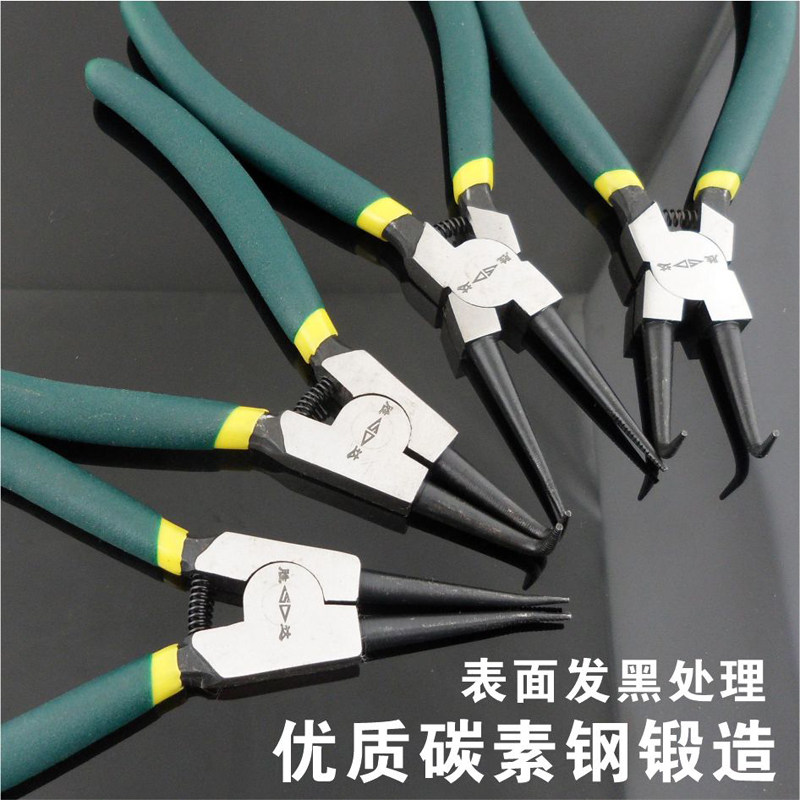 速发S外柄工具D用内用沾塑/卡簧钳子C型扣环钳弹簧安装拆卸钳图片