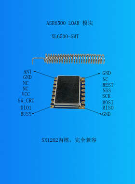 速发ASR6 00 射频SiP集成二代5LoRa 开源驱动 兼容S21X62