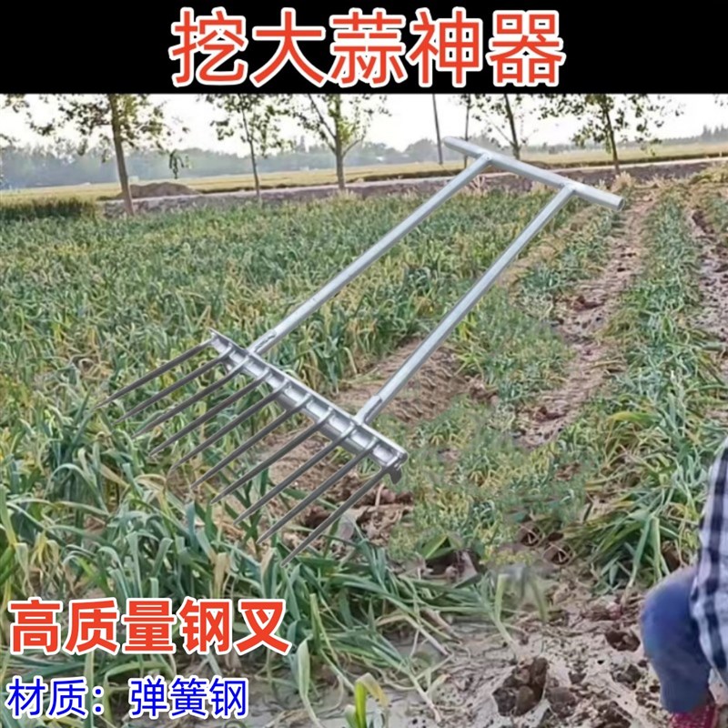 速发挖蒜神挖挖姜神器挖蒜苗叉子器土翻出松土叉农用工具土蒜神器