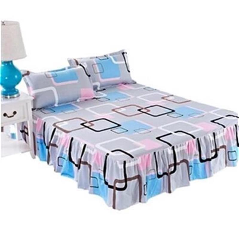 速发床罩.裙式单件i床床罩保护vwz防尘防滑1.8Om2米垫印花床