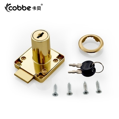 速发1芯-22-2锁柜门锁橱窗锁柜8短芯长门锁黑色金色锁抽屉