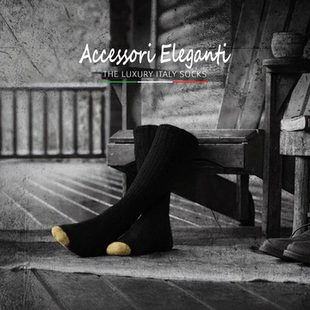 金脚趾系列丨丝光棉黑色正装商务袜绅士西装袜中筒男士袜亲肤防臭