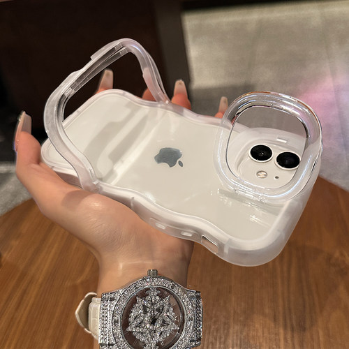 纯色简约手机壳全型号隐形双支架