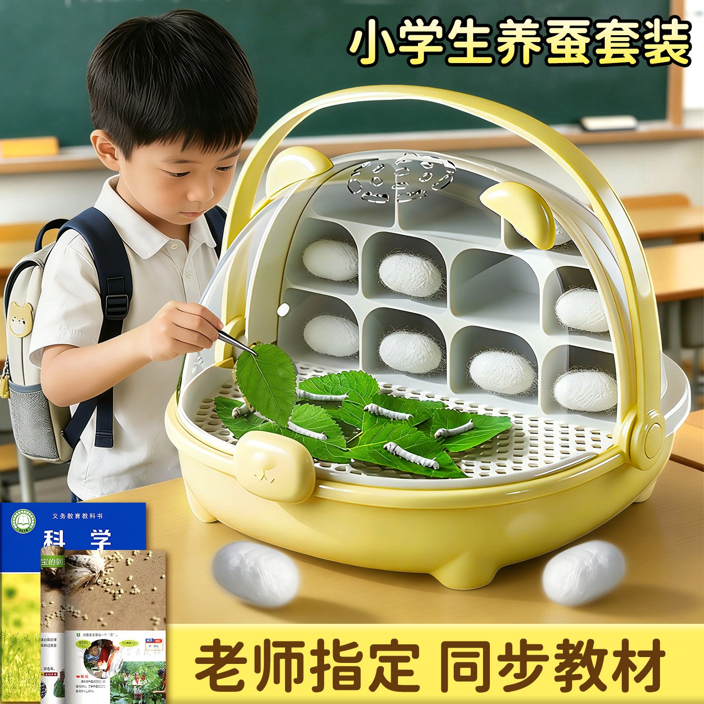 蚕宝宝学生养蚕套养蚕全套工具图片