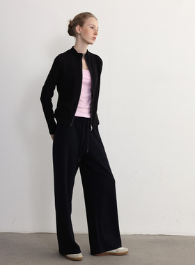 piisure 直筒毛呢裤