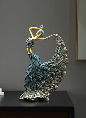 有艺术感的摆件品客厅高