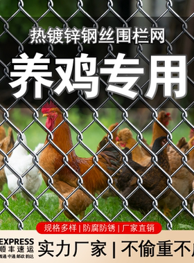 养鸡围栏网热镀锌防锈钢丝网铁丝网围栏栅栏户外养殖围栏网隔离网