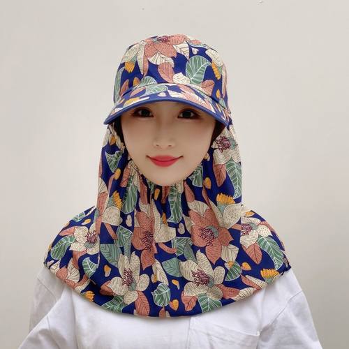 夏季新款遮阳防晒口罩一体帽