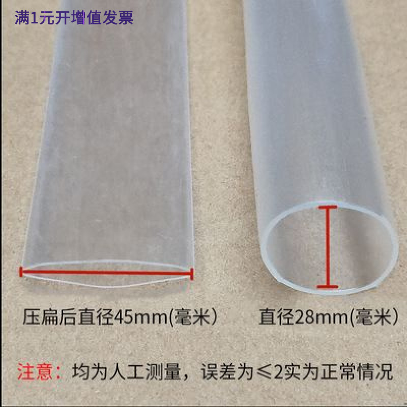 跨境灯带保护套管PE绝缘电子束线低压25mm透明3倍收缩加厚热缩管
