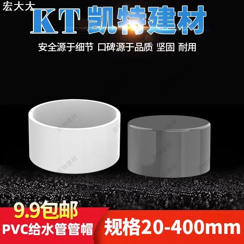 pvc水管堵头 堵帽 管堵20 25 32 40 50 63 75 90 110 160 200盖子
