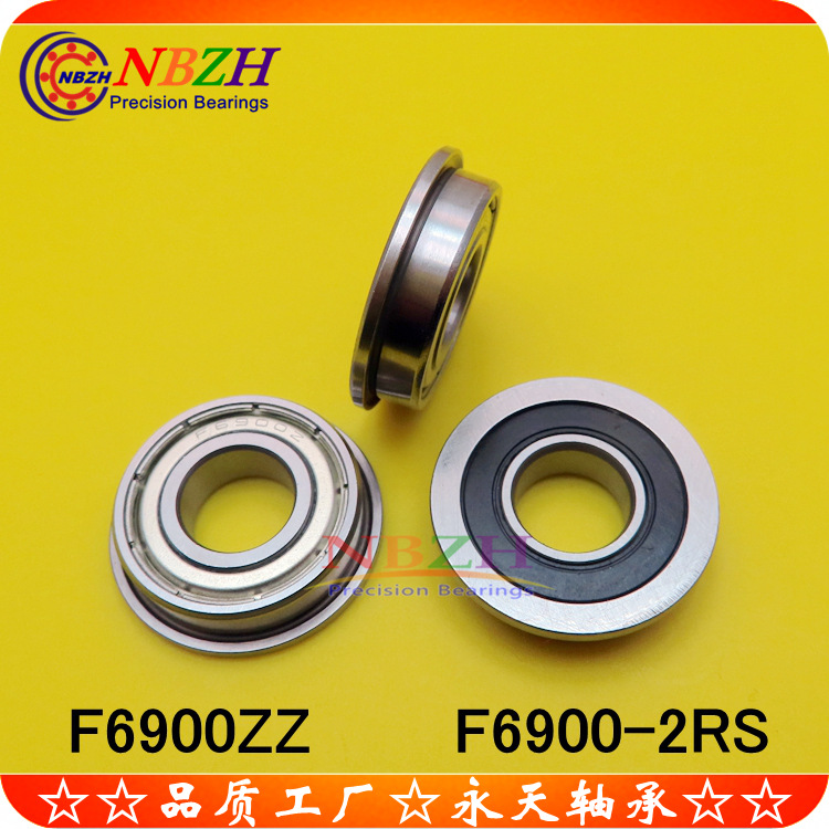 不锈钢法兰轴承 SF6900ZZ F6900ZZ F6900-2RS 10*22*6 mm