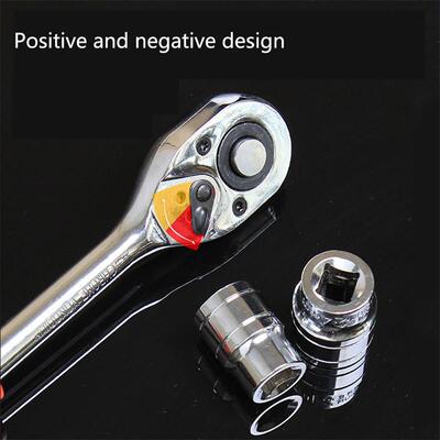 12Pcs 1/4 Inch Socket Wrench Set Drive Ratchet Wrench Multi