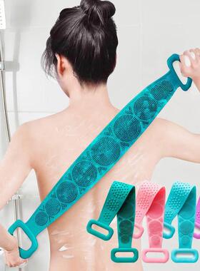 back scrubber bath shower mesh sponge body brush wash puff