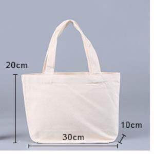 1X Canvas Eco Natural Plain Cotton Shopper Shoulder Tote Bag