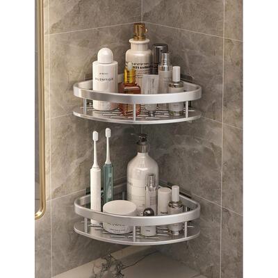 bathroom shelf toilet storage rack no punching shower racks
