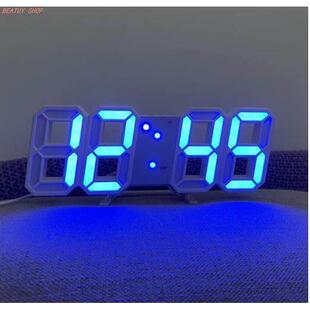 3D LED Digital Alarm Clock Electronic Luminous Night Table
