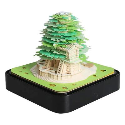 2026 Calendar Memo Pad 3D Notes Notepad Romantic Tree House
