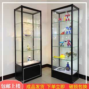 手办模型展示柜高达乐高玩具展柜家用透明玻璃柜展示架礼品柜带锁