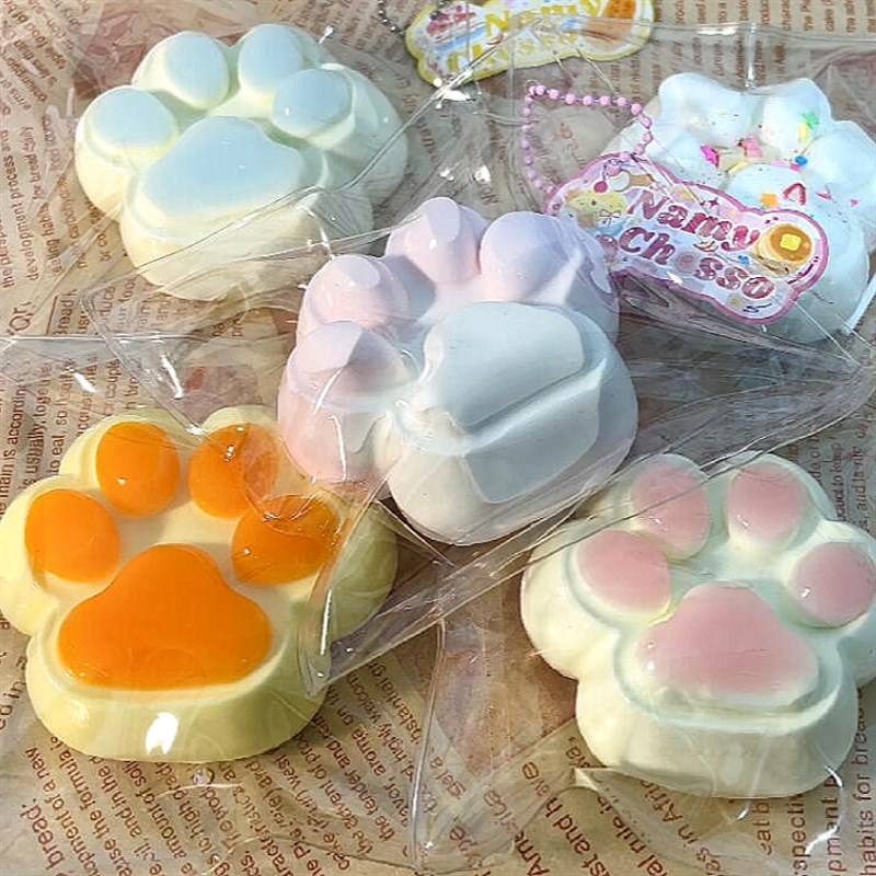 【猫爪系列】纯手工食品级硅胶减压玩具捏捏乐烂泥手感儿童无毒图片
