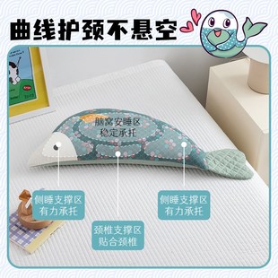 卡通儿童枕头宝宝荞麦皮枕芯1-6-10H岁以上幼儿园专用小孩护颈硬