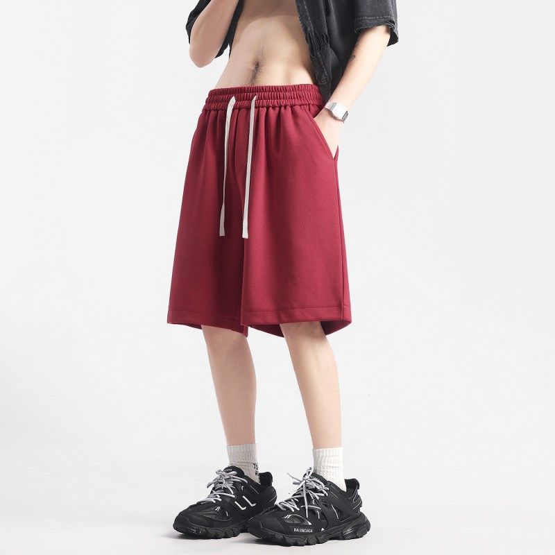 方少男夏季美式重磅简约休闲运动短裤女直筒百搭纯色宽松五分卫裤,男装,短裤,淘宝优惠券,粉丝福利购,淘宝优惠卷