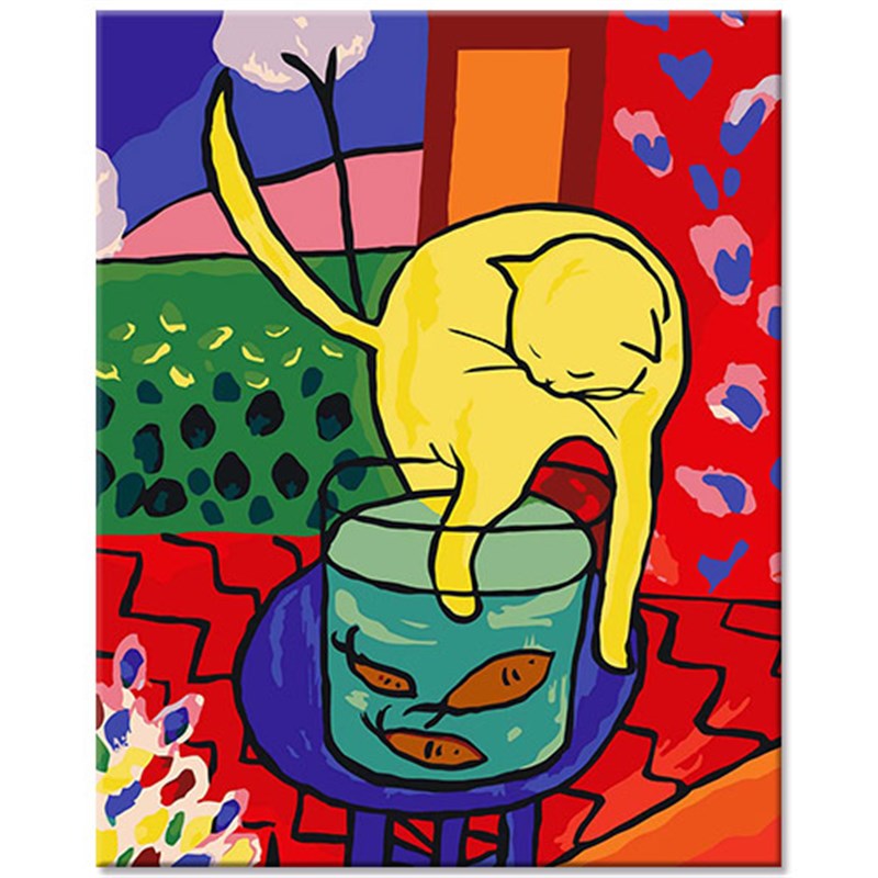 加工定制手工制作客厅卧室装饰画 新品diyL欧式简约风景画数字油