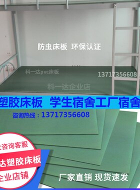 防虫床板PVC塑料宿舍铁架床专用防虫防潮单人90CM硬床板塑胶床板