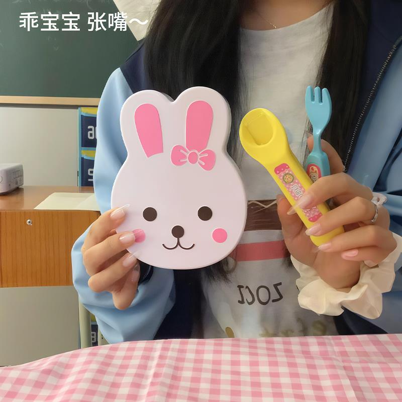 小兔便当盒咪露喂食儿童玩具女孩子过家家礼物厨房仿真食物午餐盒