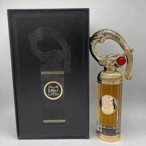 跨境高品质lattafa SEHR立体浮雕金龙男士香水礼盒装持久留香木质