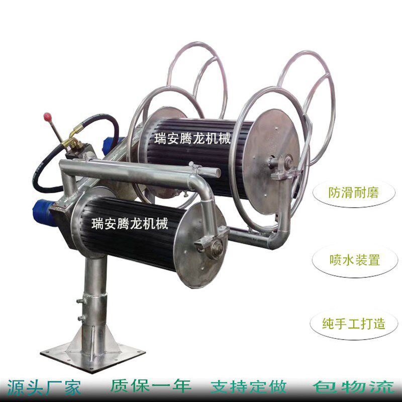 速发小型斜式双轮起网机 起笼机 液压卷线器 钓鱼船用