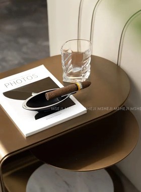 速发样板间缸灰烟轻奢卧室飘窗客厅品房烟斗组合饰书装饰摆件