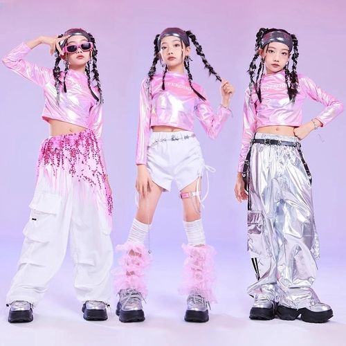 速发孩爵士表服装街舞少儿潮服秋冬舞演服新款练功服嘻哈潮酷演出