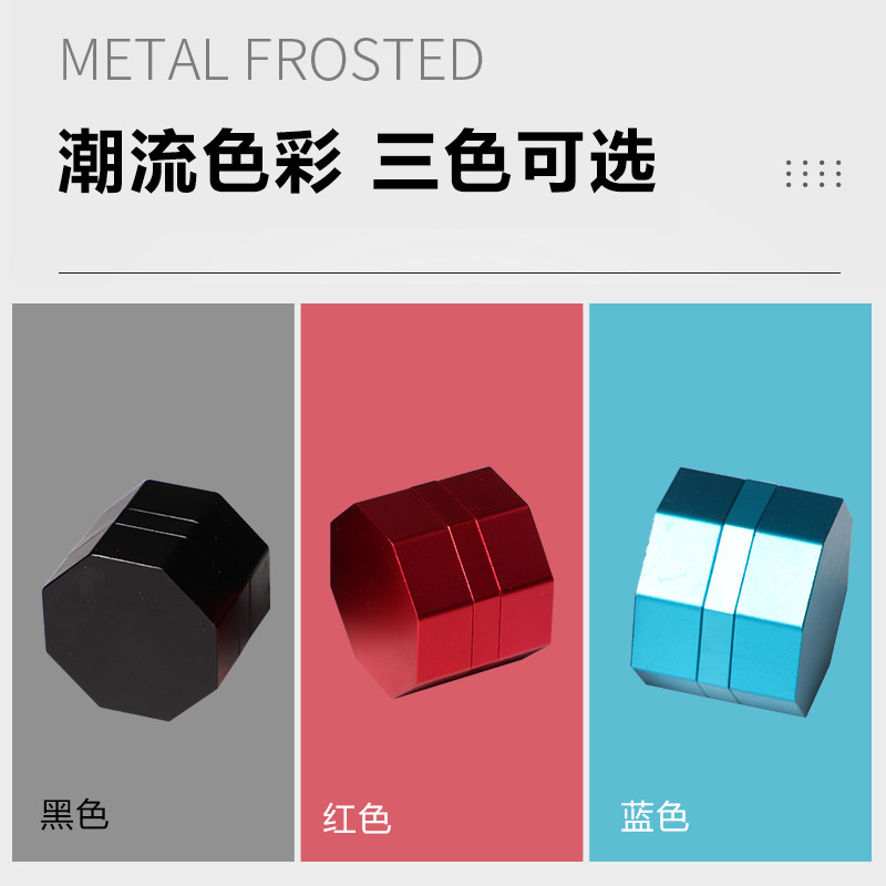 速发菱形台球巧克粉盒美洲豹枪粉金属不锈钢壳粉盒桌球巧粉夹用品