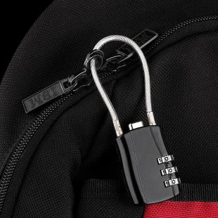 伊卡多伊卡多钢丝密码 锁挂锁小行李箱更衣柜子锁健身房宿舍旅行头