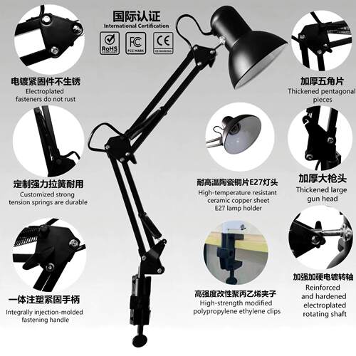 LED desk lamp study bedroom table lamp rechargeable 充电台灯